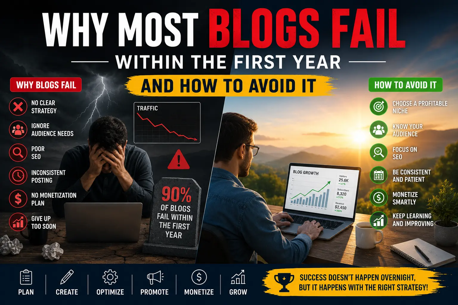 Why Most Blogs Fail Within the First Year and How to Avoid It