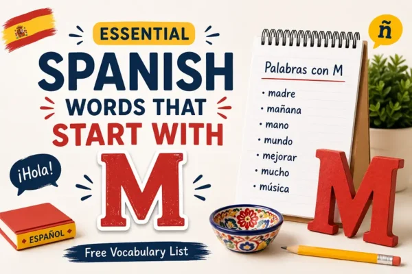 spanish words that start with m