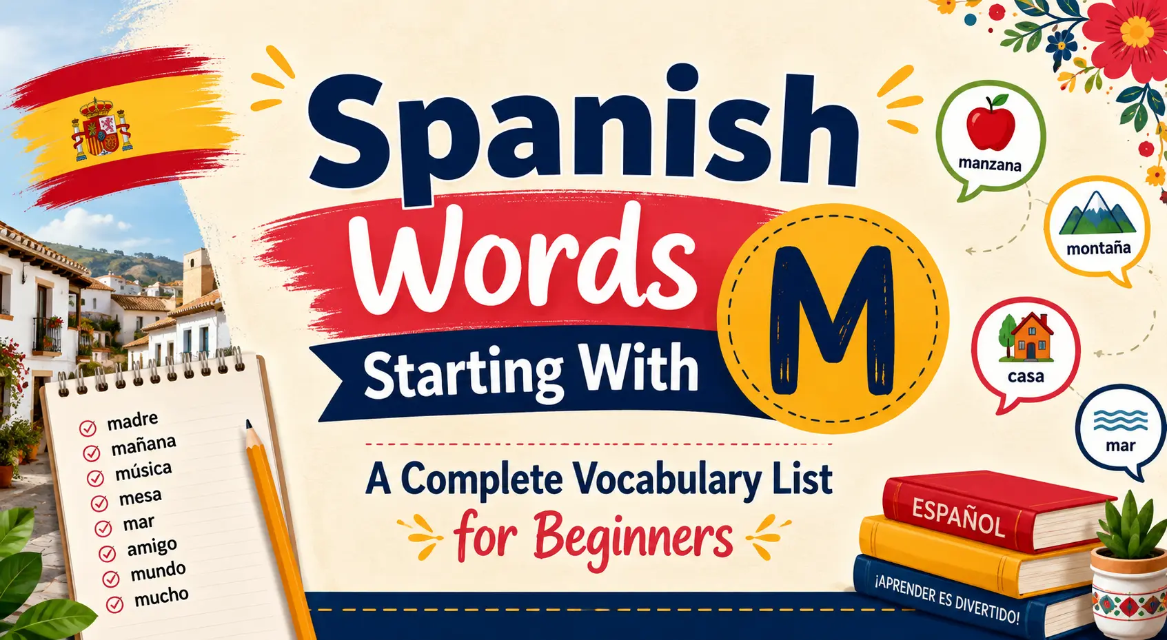 spanish words that start with m